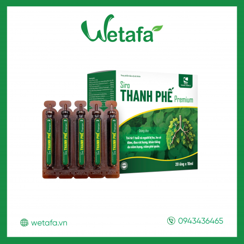 SIRO THANH PHẾ PREMIUM (DẠNG ỐNG)
