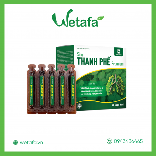SIRO THANH PHẾ PREMIUM (DẠNG ỐNG)